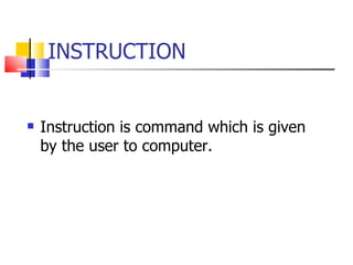 Instruction cycle | PPT