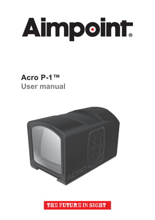 Acro P-1™
User manual
 