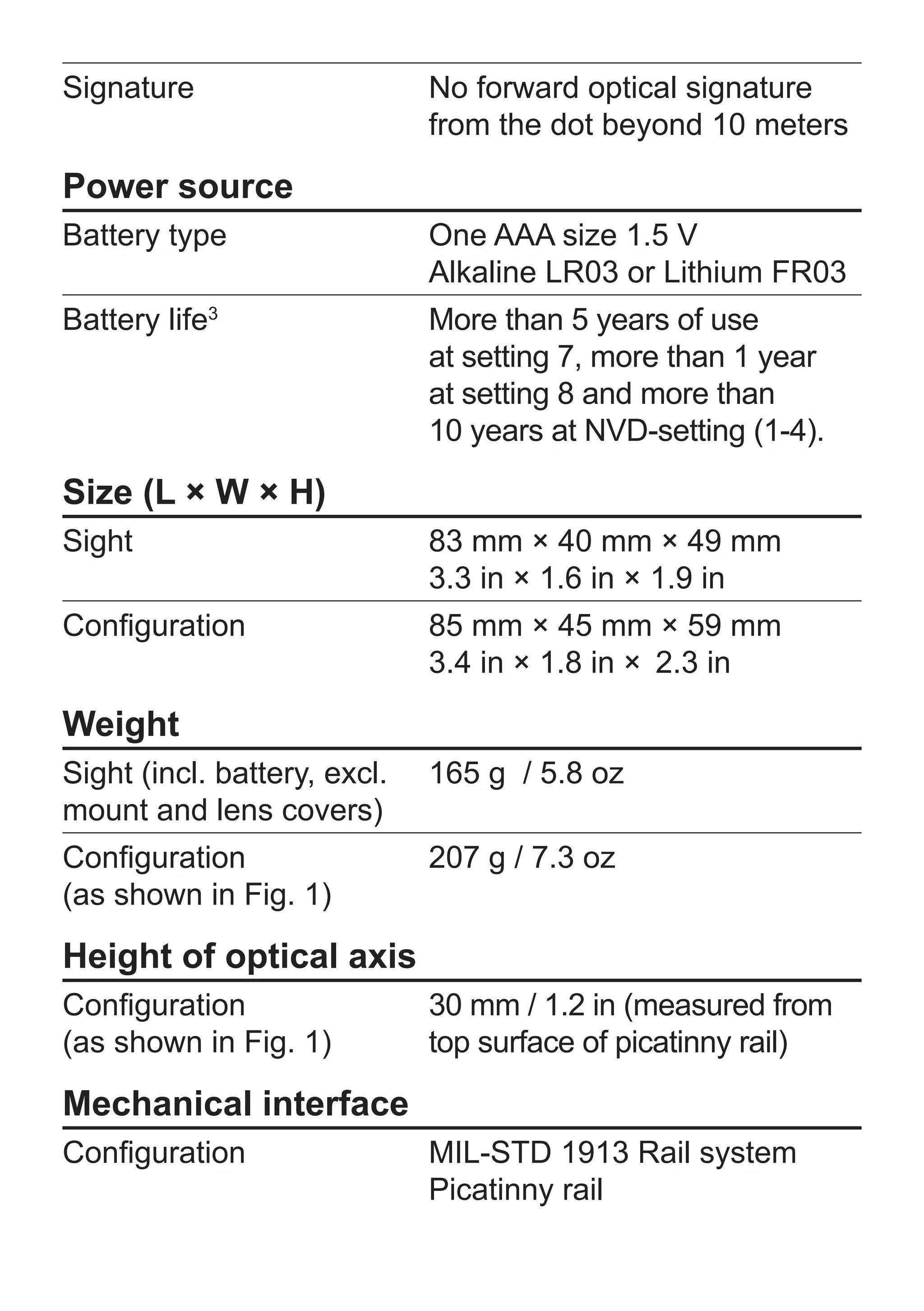 Instruction manual | Aimpoint CompM5s | Optics Trade | PDF
