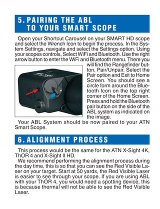 Instruction Manual | ATN ABL Laser Rangefinder | Optics Trade | PDF