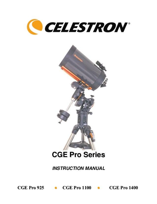 celestron gps manual