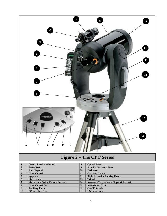 Instruction manual Celestron CPC Telescopes Optics Trade