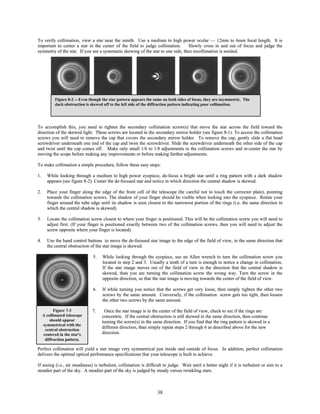 Collimated Rings Instruction Manual | Celestron NexStar 5SE Telescopes | Optics Trade | PDF