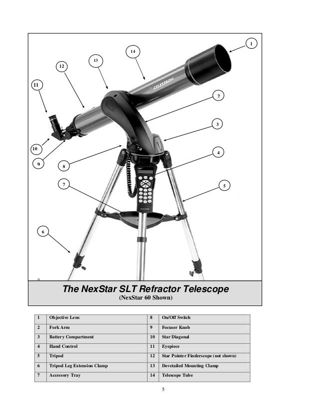Instruction Manual Celestron NextStar SLT Telescopes Optics Trade