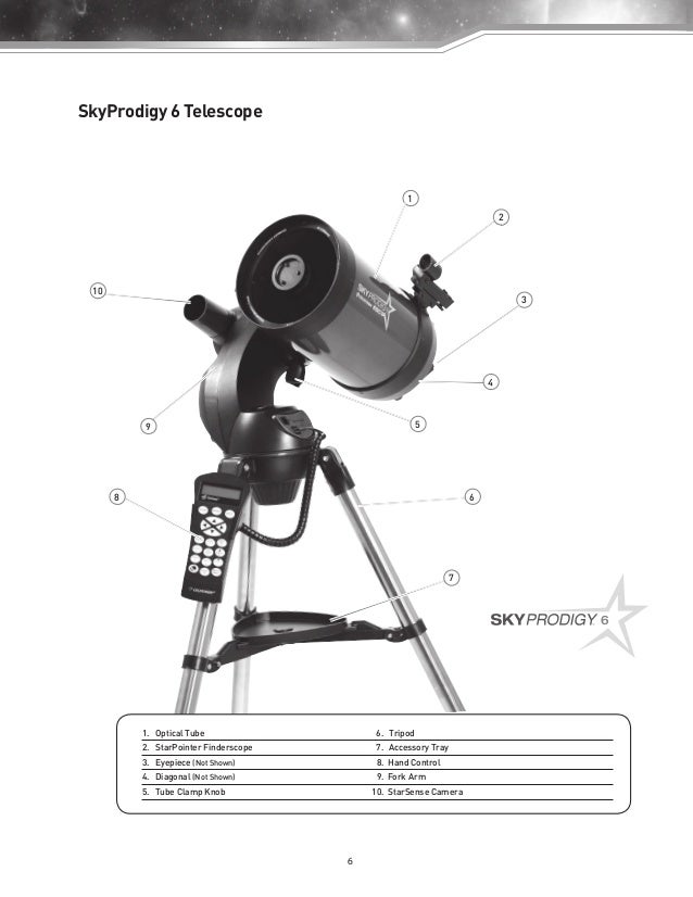 Instruction Manual Celestron Prodigy 6 Telescopes Optics Trade
