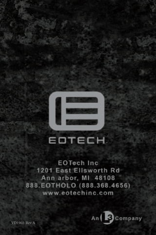 Instruction Manual | EO Tech 3.5-18x50 | Optics Trade