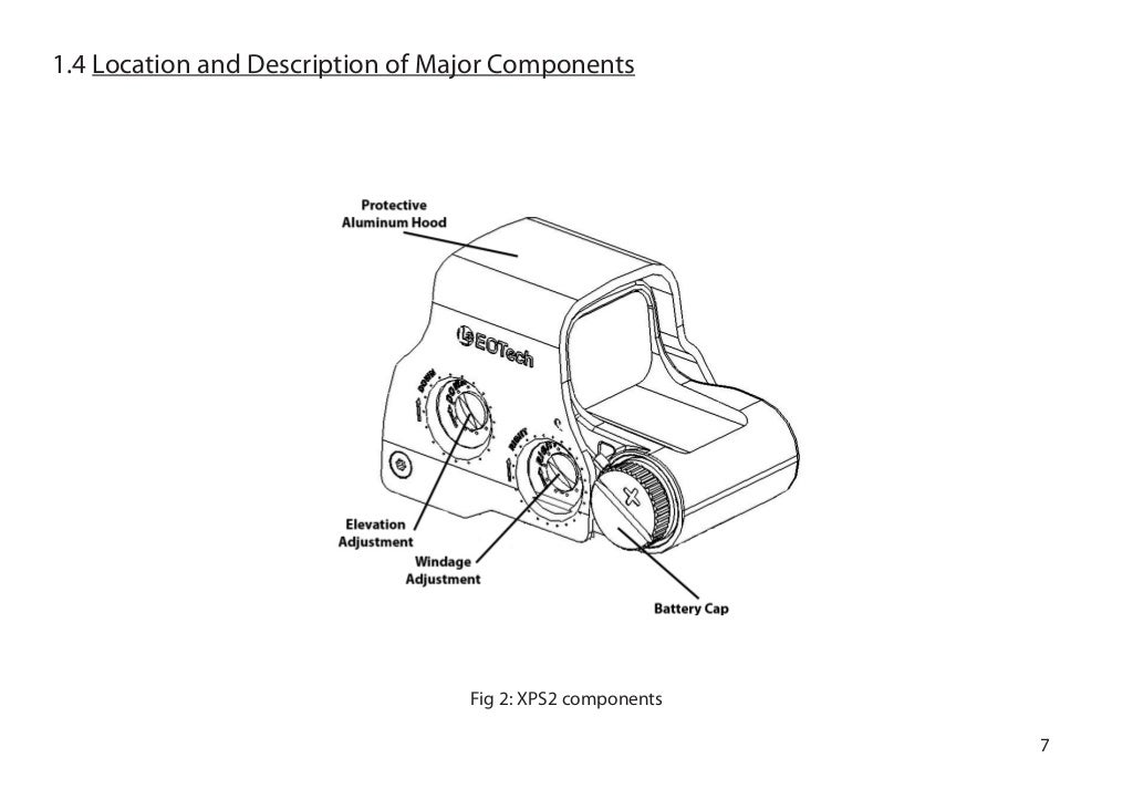 Instruction Manual EOTECH XPS2 Sight | Optics Trade