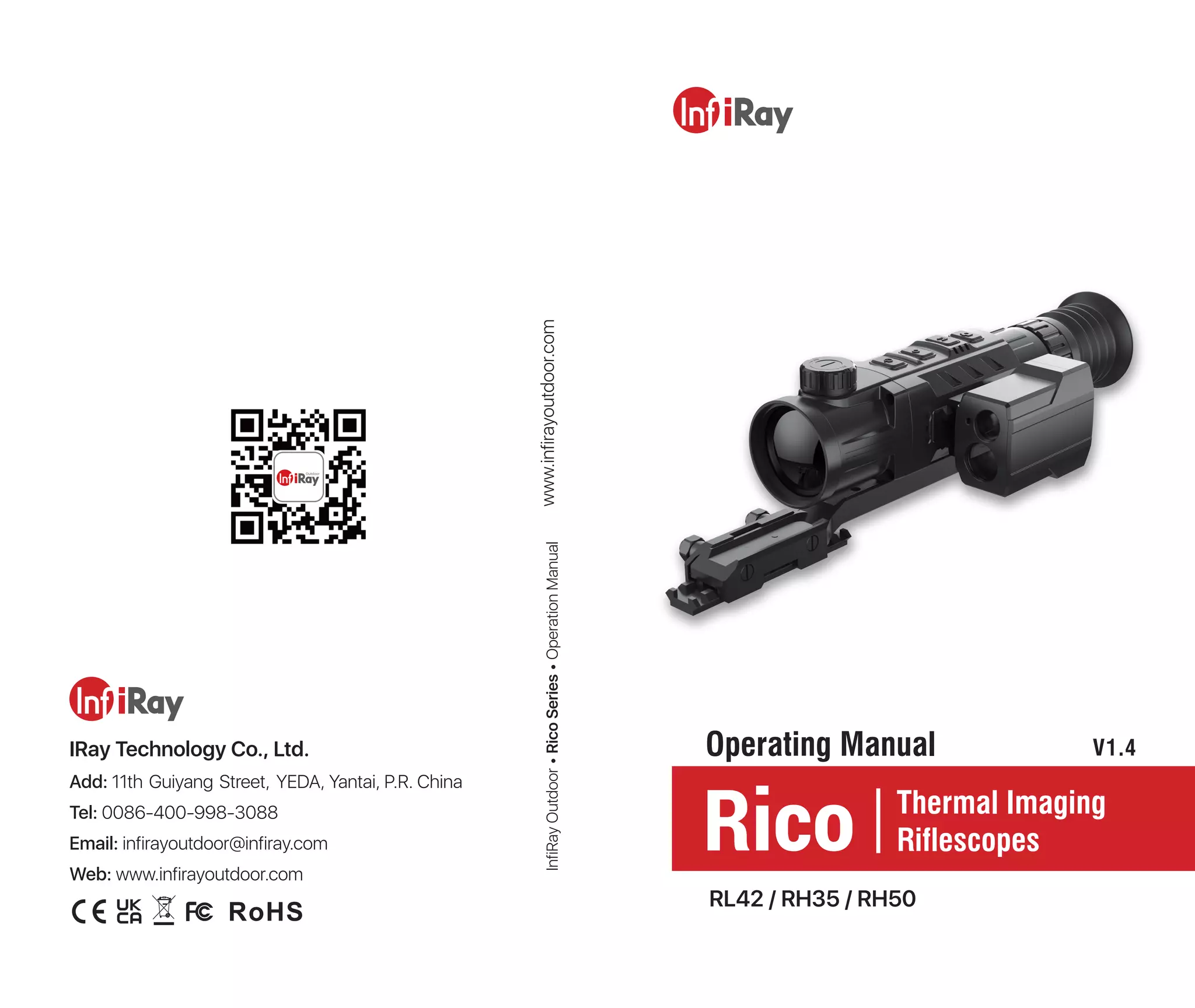 Infray Rico Pro Instruction Manual | InfiRay Rico Series | Optics Trade | PDF