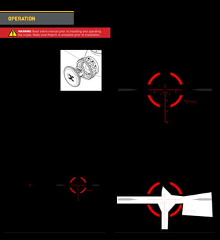 Instruction Manual | Integrix iX8 1-8x28 | Optics Trade | PDF