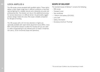 Instruction Manual | Leica Amplus | Optics Trade | PDF
