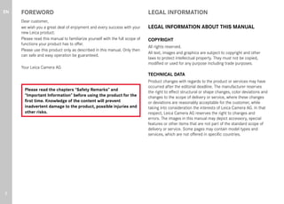Instruction Manual | Leica Amplus | Optics Trade | PDF