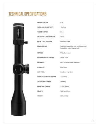  Instruction Manual | Riton X5 Conquer 4-28x56 Riflescope | Optics Trade