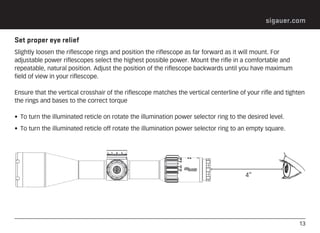  Instruction Manual | Sig Sauer Tango6 Riflescopes | Optics Trade
