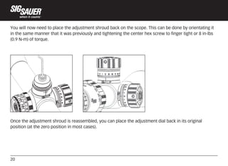  Instruction Manual | Sig Sauer Tango6 Riflescopes | Optics Trade