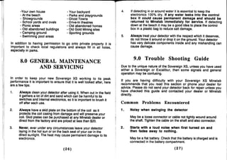 Instruction manual sovereign xs