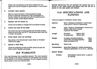 Instruction manual sovereign xs