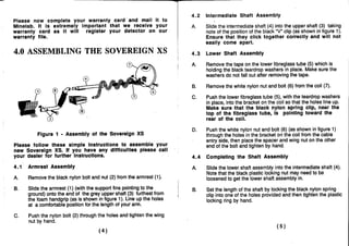 Instruction manual sovereign xs