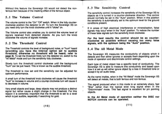 Instruction manual sovereign xs