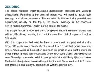 Zeroising Neaming Instruction Manual | Vector Optics Scrapper Red Dot Sights | Optics ...