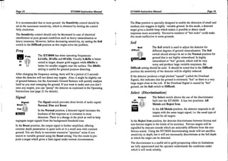 Instruction Manual Minelab XT 18000 Metal Detector English Language