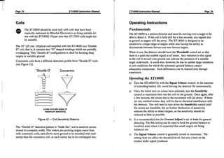 Instruction Manual Minelab XT 18000 Metal Detector English Language