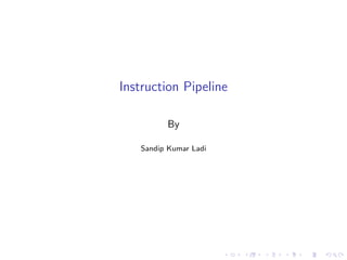 instruction pipeline in computer architecture and organization.pdf ...