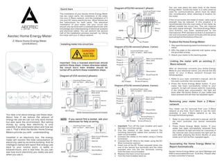 Instructions aeon labs home energy meter (2nd edition) | PDF