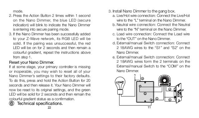 Manual Microm U00f3dulo Dimmer Z