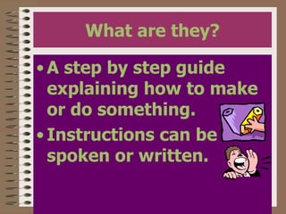 Instructions | PPT