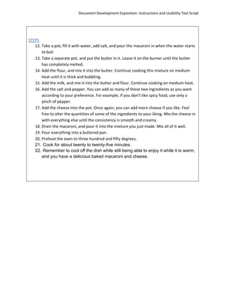 Instructions and usability test script - trim rizvanolli | PDF