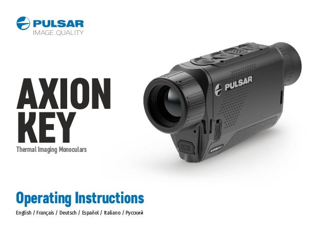 Instructions Pulsar Axion Key Thermal Imaging Monocular Optics Tr