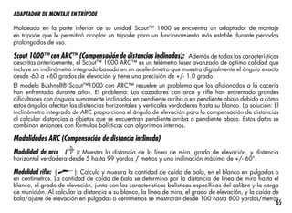 Instructions BUSHNELL Scout 1000 ARC LRF | Optics Trade