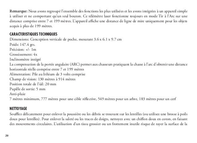 Instructions Bushnell The Truth Rangefinder | Optics Trade