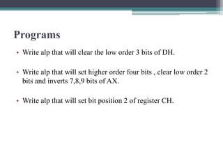 8086 Instruction set | PPTX