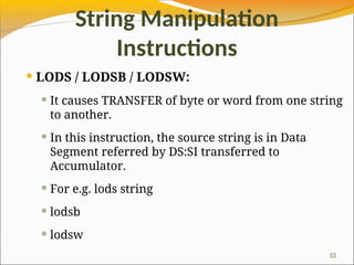 Instruction set Madha Insstitute of Engineering | PPT