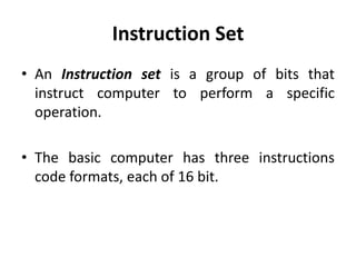 Instruction set and instruction execution cycle | PPTX | Computing ...