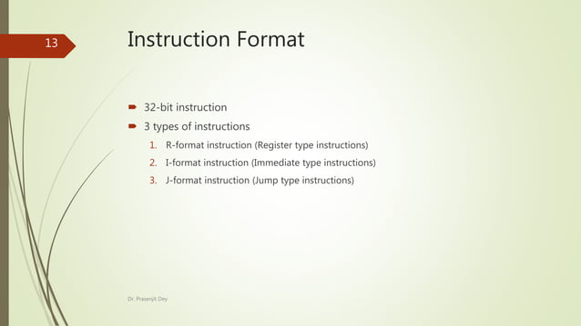 Instruction Set Architecture: MIPS | PPTX | Programming Languages ...