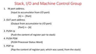 Instruction set of 8085 | PDF