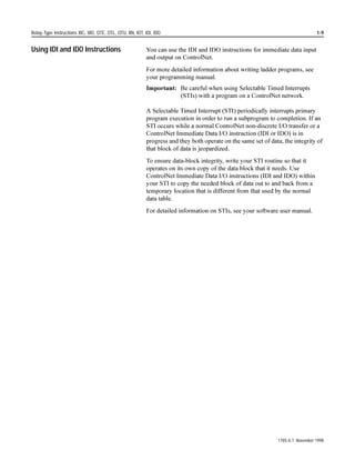 7KH SURFHVVRU GLVDEOHV DQ RXWSXW LQVWUXFWLRQ
    circuit is true, the instruction is true.
                                                           ZKHQ WKH ;, LQVWUXFWLRQ LV IDOVH LQSXW RSHQ 