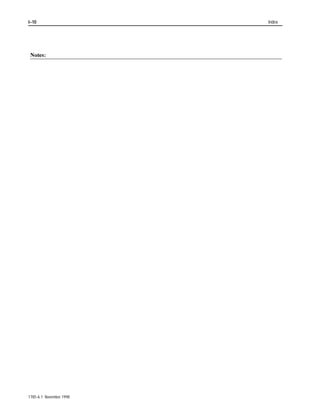 Entering Parameters
                                                   7R SURJUDP D ELW VKLIW LQVWUXFWLRQ RX QHHG WR SURYLGH WKH SURFHVVRU
                                                   ZLWK WKH IROORZLQJ LQIRUPDWLRQ

                                                       Parameter:      Definition:

                                                       File            the address of the bit array you want to manipulate. You must start the
                                                                       array at a 16-bit word boundary. For example, use bit 0 of word number
                                                                       1, 2, 3, etc. You can end the array at any bit number up to 15,999.
                                                                       However, you cannot use the remaining bits in that particular element
                                                                       because the instruction invalidates them.

                                                       Control         The address of the control structure (48 bits – three 16-bit words) in the
                                                                       control area (R) of memory that stores the instruction’s status bits, the
                                                                       size of the array (number of bits), and the bit pointer.

                                                       Position        the current position of the bit to which the instruction points. Enter a
                                                                       value only if you want the instruction to start at an offset concurrent with
                                                                       a control file offset for one scan. Use the control address with mnemonic
                                                                       when you address this parameter.

                                                       Bit Address     the address of the source bit. The instruction inserts the status of this bit
                                                                       in either the first (lowest) bit position (for the BSL instruction) or the last
                                                                       (highest) bit position (for the BSR instruction) in the array.

                                                       Length          the decimal number of bits to be shifted. Remember that bits in I/O files
                                                                       are numbered in octal 00-17, but that bits in all other files are numbered
                                                                       in decimal 0-15. Use the control address with mnemonic when you
                                                                       address this parameter.


                                                                       $77(17,21 'R QRW XVH WKH VDPH FRQWURO DGGUHVV IRU
                                                                       PRUH WKDQ RQH LQVWUXFWLRQ 8QH[SHFWHG RSHUDWLRQ FRXOG
                                                                       UHVXOW LQ SRVVLEOH HTXLSPHQW GDPDJH DQGRU SHUVRQDO
                                                                       LQMXU




1785-6.1 November 1998
 