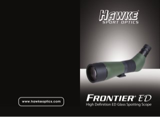 Instructions HAWKE Frontier ED Spotting Scope | Optics Trade