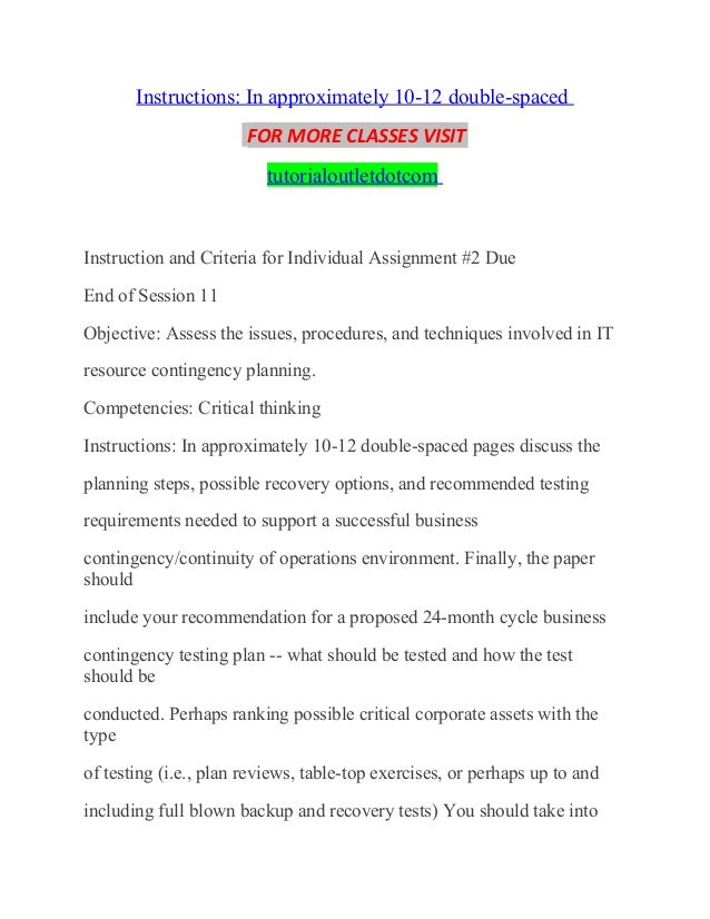 Instructions In Approximately 10 12 Double Spaced Tutorialoutlet