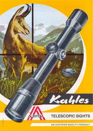 Instructions KAHLES Helia Super 1966 | Optics Trade