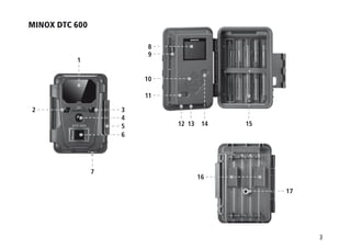 3
MINOX DTC 600
8
9
10
11
12 13 14 15
32
4
6
5
1
7
16
17
 