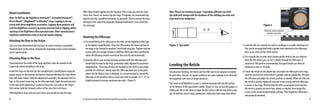8 9For the latest updates and information regarding our products, visit www.NightforceOptics.com.
Mount Installation
Note: Do NOT lap the Nightforce Unimount™, Extended Unimount™,
Direct Mount™, MagMount™ or Ultralite™ rings. Lapping is not nec-
essary with these Nightforce accessories. Lapping these products will
void the Nightforce accessory warranty and may lead to slipping and/or
crushing of the Nightforce riflescope main tube. Other manufacturer’s
ring/base combinations may or may not require lapping.
Attaching the Base to the Action
Once you have determined that the base-to-action mating is acceptable,
install the base to the action, torquing the mounting screws to the manufac-
turer’s specifications.
Attaching Rings to the Base
Clean/degrease the inside of the rings and then clean the outside of the
scope tube before installing in the rings.
Install the rings on the base per the manufacturer’s specifications using the
proper torque on the locking mechanism. Avoid positioning the rings where
they will make contact with the adjustment assembly, the objective bell sec-
tion, or the power zoom ring on the riflescope body. Apply forward pressure
to the ring while tightening it in place to keep the cross bolt on the ring in
firm contact with the forward surface of the cross slot in the base.
With Nightforce rings and one-piece bases you should not lap the rings.
With other brands lapping may be required. If the scope lays into the rings
stress-free, there is no need to lap the rings. If required, we recommend lap-
ping be done by a qualified technician or gunsmith. Do not overlap the rings.
Damage to the scope from improper lapping/installation is not covered by
the warranty.
Mounting the Riflescope
1) For initial fitting of the riflescope to the rifle, set the Nightforce riflescope
to the highest magnification. Place the riflescope in the lower portion of
the rings as far forward as possible. Install both ring tops.Tighten ring top
screws with just enough tension to hold the riflescope where positioned,
while still allowing smooth movement fore and aft and rotationally.
2) Hold the rifle in your normal shooting position with the riflescope posi-
tioned fully forward in the rings, preferably while adjusted to maximum
magnification. Place your head as far forward on the stock as you might
position it in field use. Slowly move the riflescope back just to the point
where the full field of view is obtained. It is recommended to mount the
riflescope at this position with as much eye relief as possible (3.5”–4”) or
slightly forward to ensure maximum eye relief. (Figure 5)
Note: Please see warning on page 7 regarding sufficient eye relief.
Eye relief will change with the thickness of the clothing you wear and
may need to be readjusted.
Leveling the Reticle
For precision shooting, the reticle and the rifle need to be squared, or plumb,
to each other. Any out-of-square condition can cause sighting errors that will
be magnified even more at longer distances.
The reticle in all Nightforce scopes is confirmed plumb with the flat surface
on the bottom of the adjustment saddle. (Figure 6) You can use pin gauges, a
sliding sine bar or flat shims to align the flat surface with the top of the scope
rail.To level the reticle using a plumb line, follow the three steps that follow.
Figure 5: Eye relief
3 - 4
1) Level the rifle on a steady rest such as sandbags or a stable shooting rest.
This can be accomplished with a bubble level attached to the riflescope
base, or on a flat section of the action.
2) Use a plumb line or some other known plumb vertical line at a distance
from the rifle where you can see it clearly through the riflescope. A
distance of 100 yards is recommended, but good results can often be
obtained as close as 50 yards.
3) Center the reticle on the plumb line and rotate the riflescope in the rings
until the vertical line of the reticle is parallel with the plumb line. Recheck
the rifle level and adjust the reticle position as needed.When the rifle and
the reticle is plumb, tighten all ring top screws evenly until the riflescope
is secure in the rings. Recheck that the rifle has remained level and that
the reticle is plumb one more time, adjust as needed, then torque the
screws to the recommended torque settings.Your Nightforce riflescope is
now properly mounted.
These two surfaces should be
parallel to each other
Figure 6
 