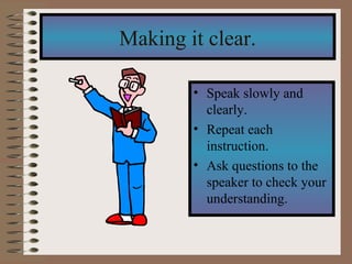 Instructions presentation | PPT