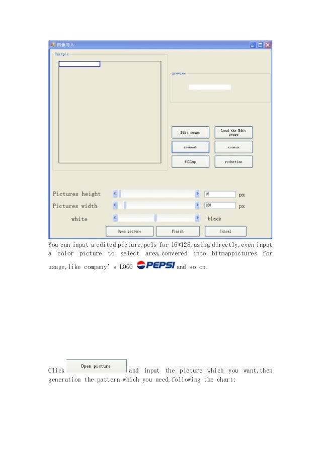 Instructions of computer programming software