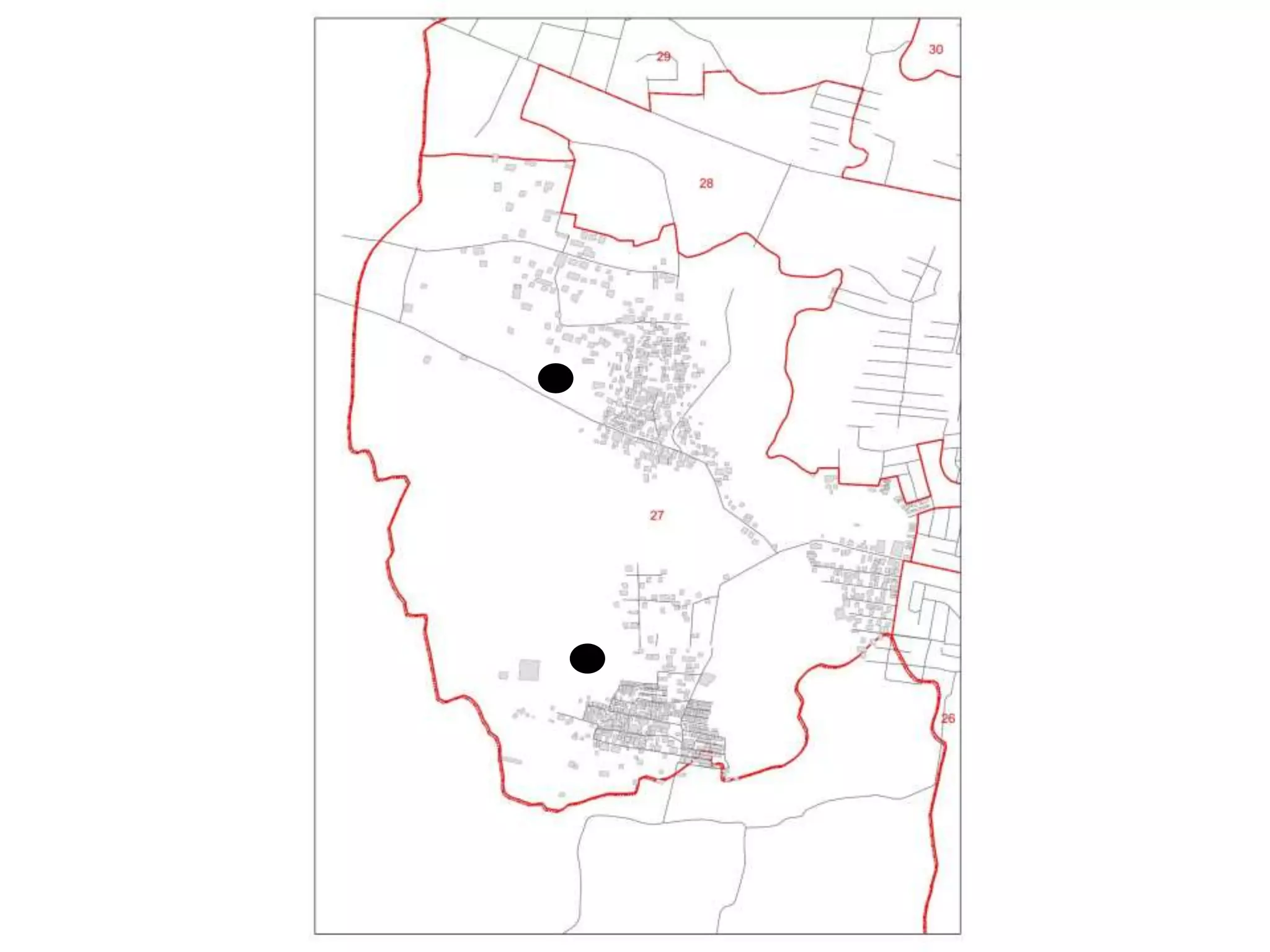 Instructions to mark on map