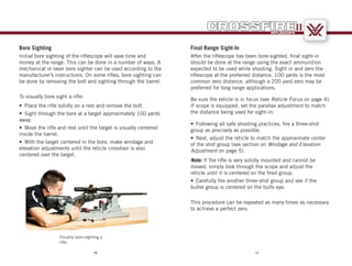 Instructions | Vortex Crossfire II | 30mm | PDF