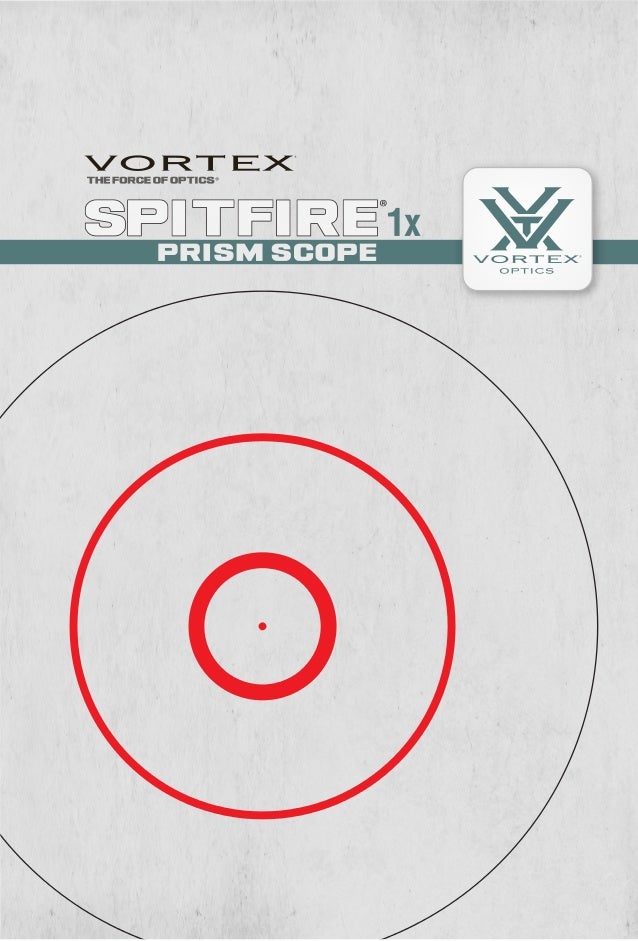 Instructions VORTEX SPITFIRE 1x Prism Scope | Optics Trade